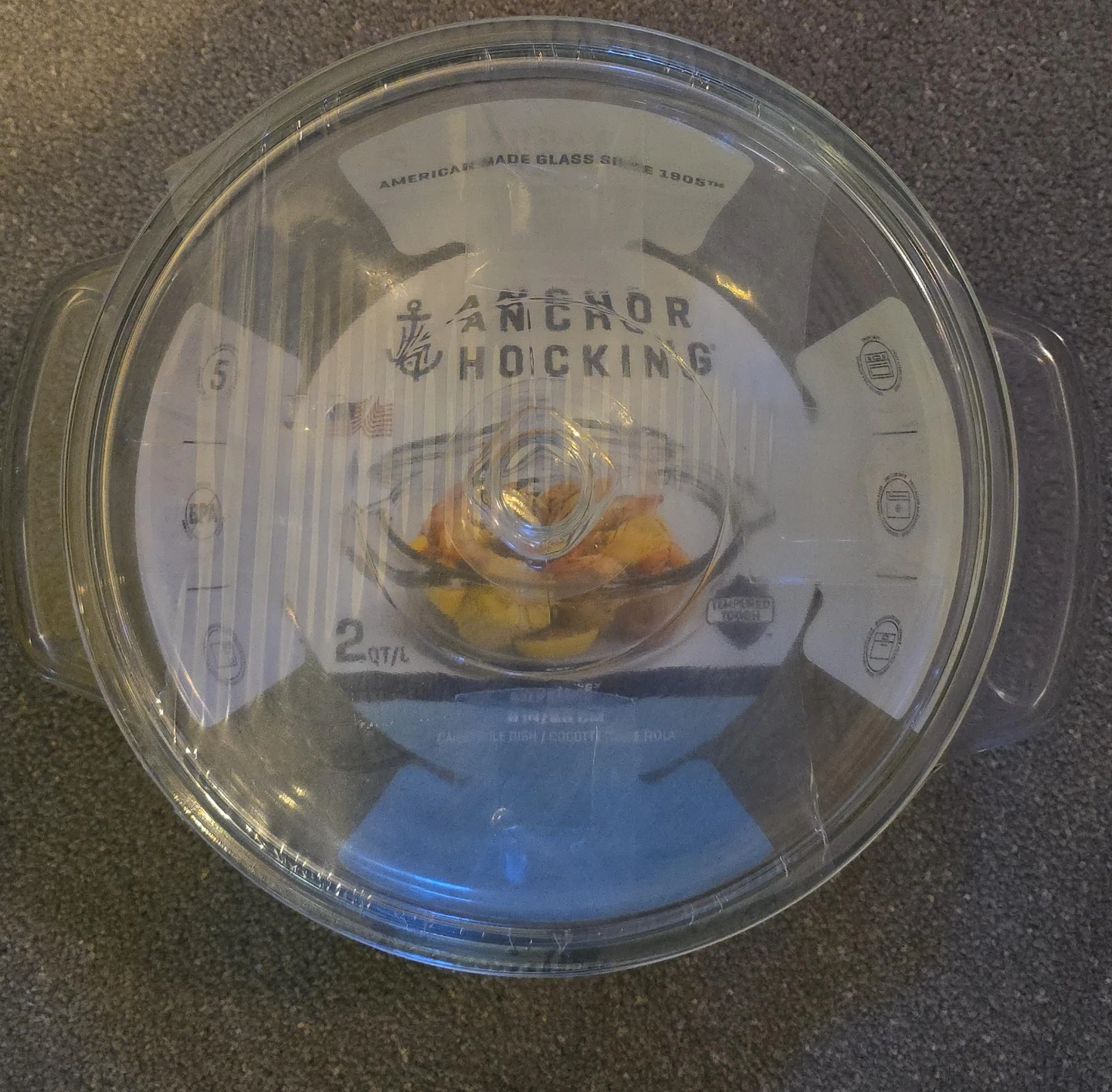 Anchor Hocking 2 Qt Glass Baking Dish