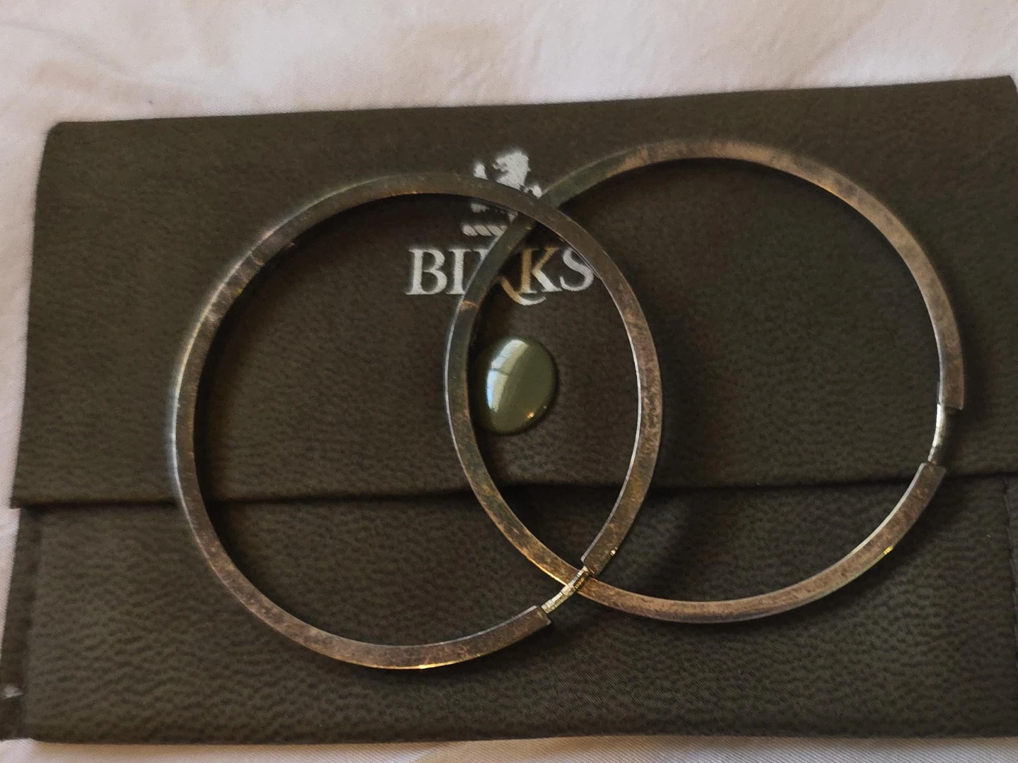 Birks Silver Hoop Earrings 🏆