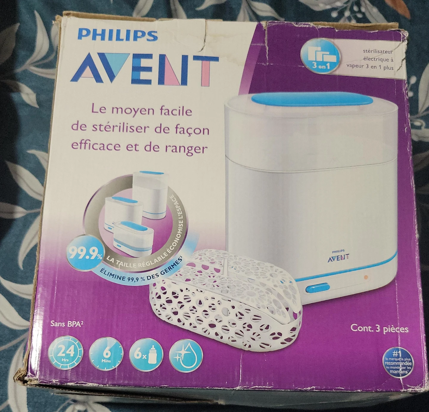 Philips Avent 3-in-1 Electric Steam Sterilizer