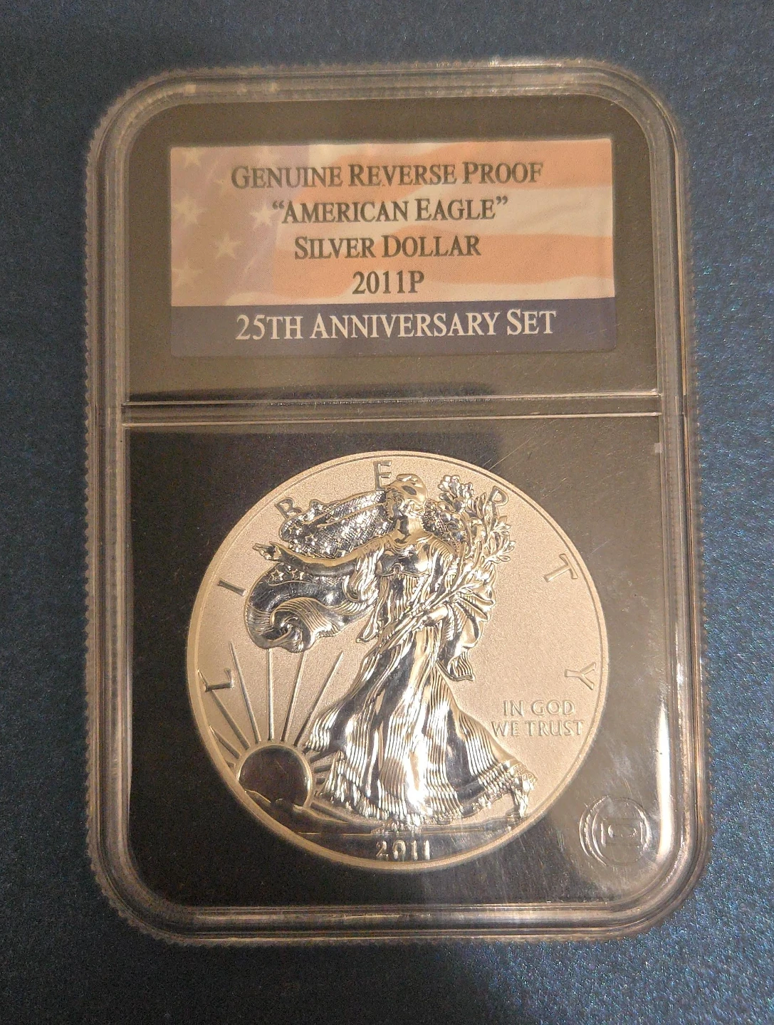 American Eagle Silver Dollar 2011P 25th Anniversary Set