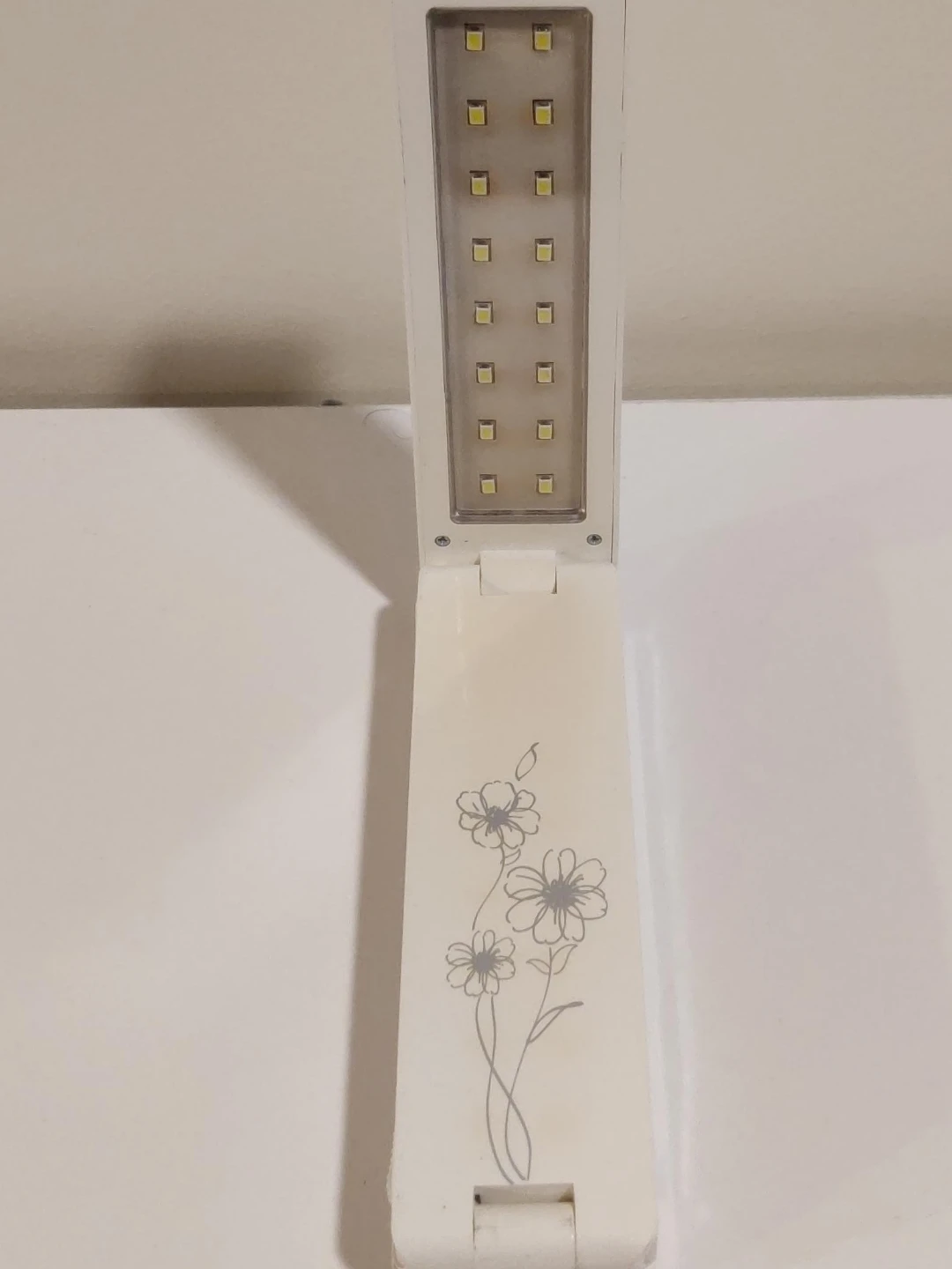 LED Desk Lamp with Floral Design