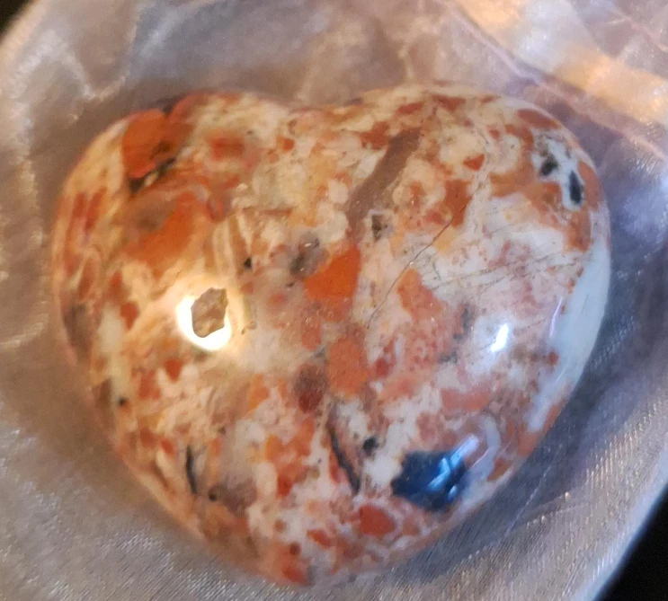 Heart Shaped Stone Decor