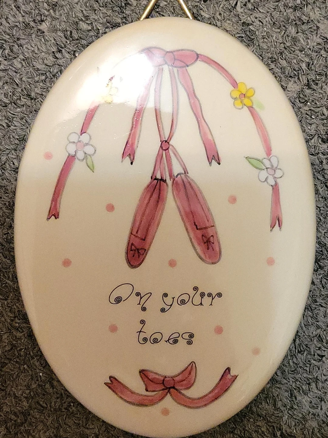 Decorative Ballet Slippers Wall Plaque 🏆