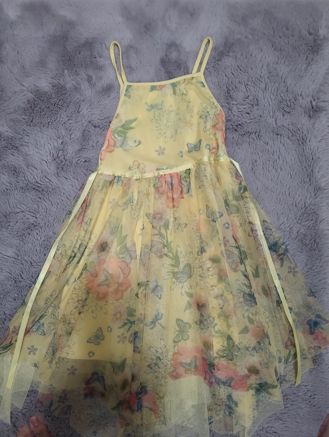 Yellow Floral Dress