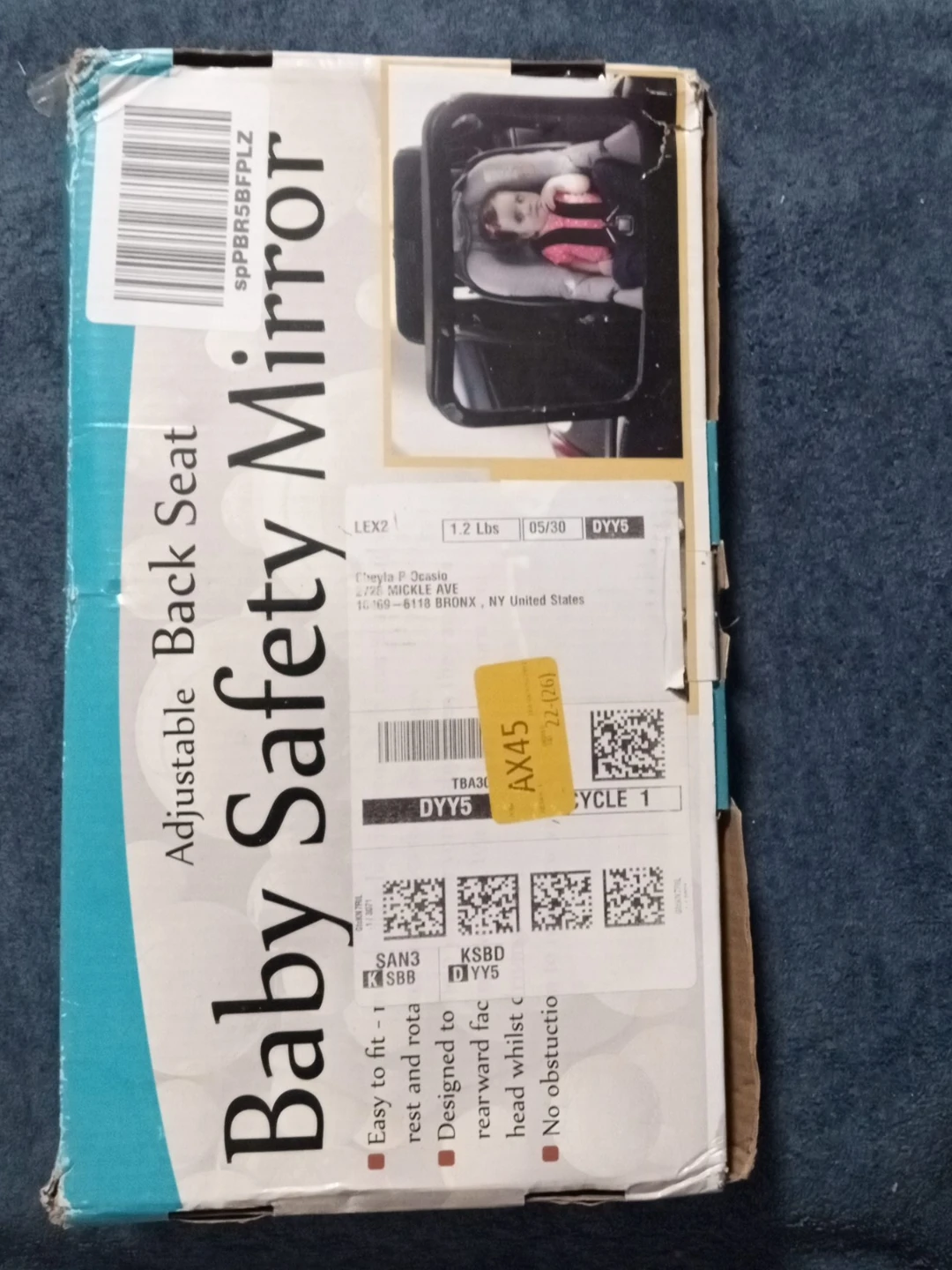 Adjustable Baby Safety Mirror - Back Seat