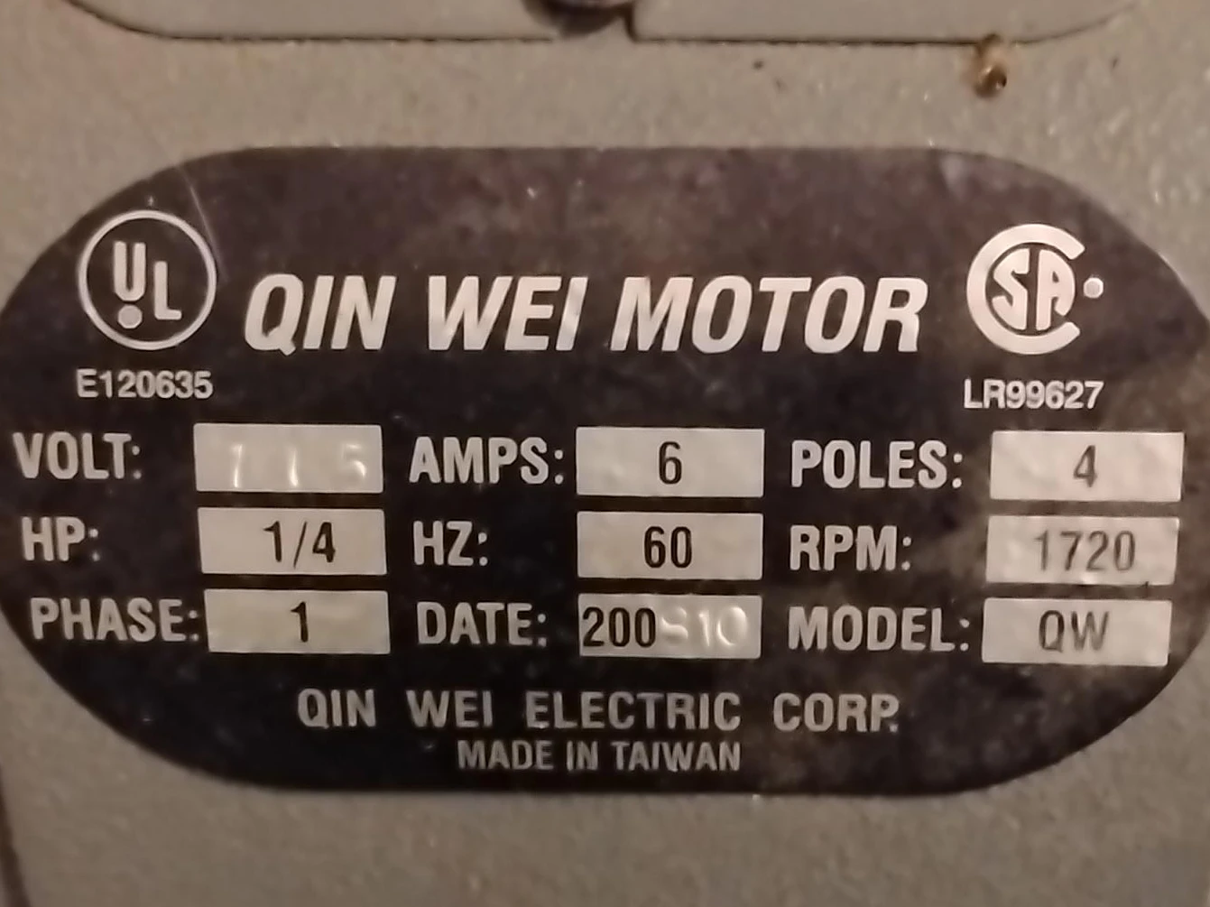 Qin Wei Motor - Model QW - photo 4