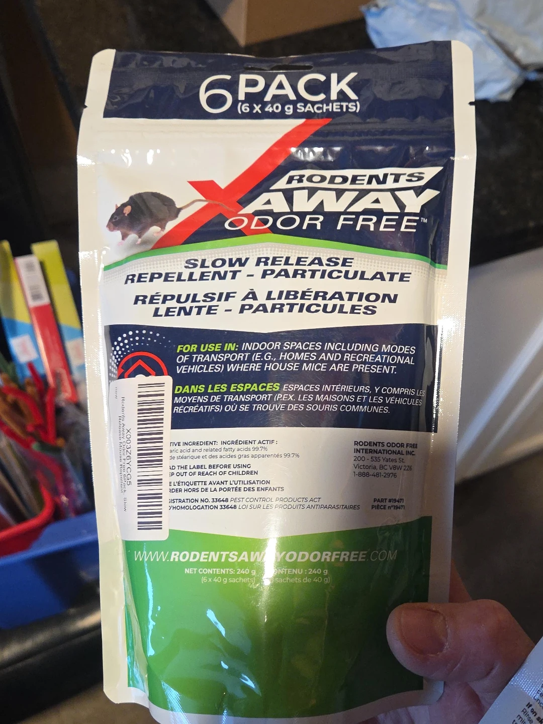 Rodents Away Odor Free Repellent (6-Pack)