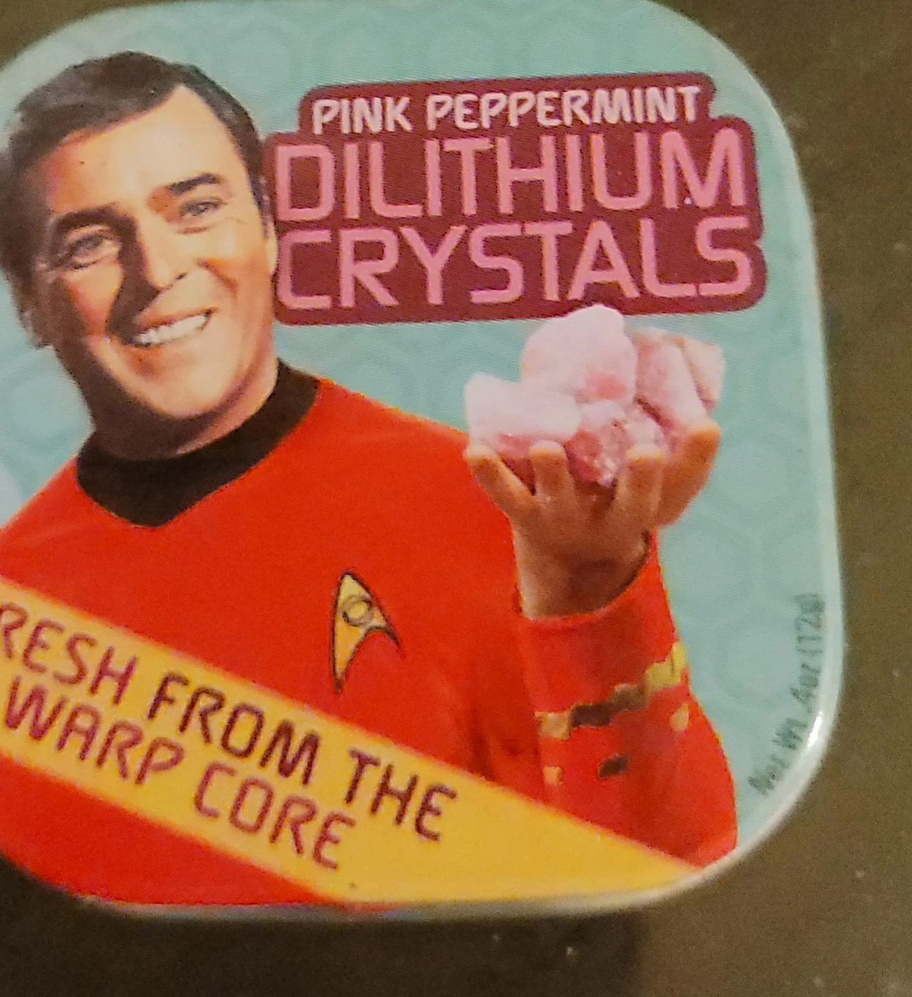 Star Trek Dilithium Crystals Pink Peppermint Candy