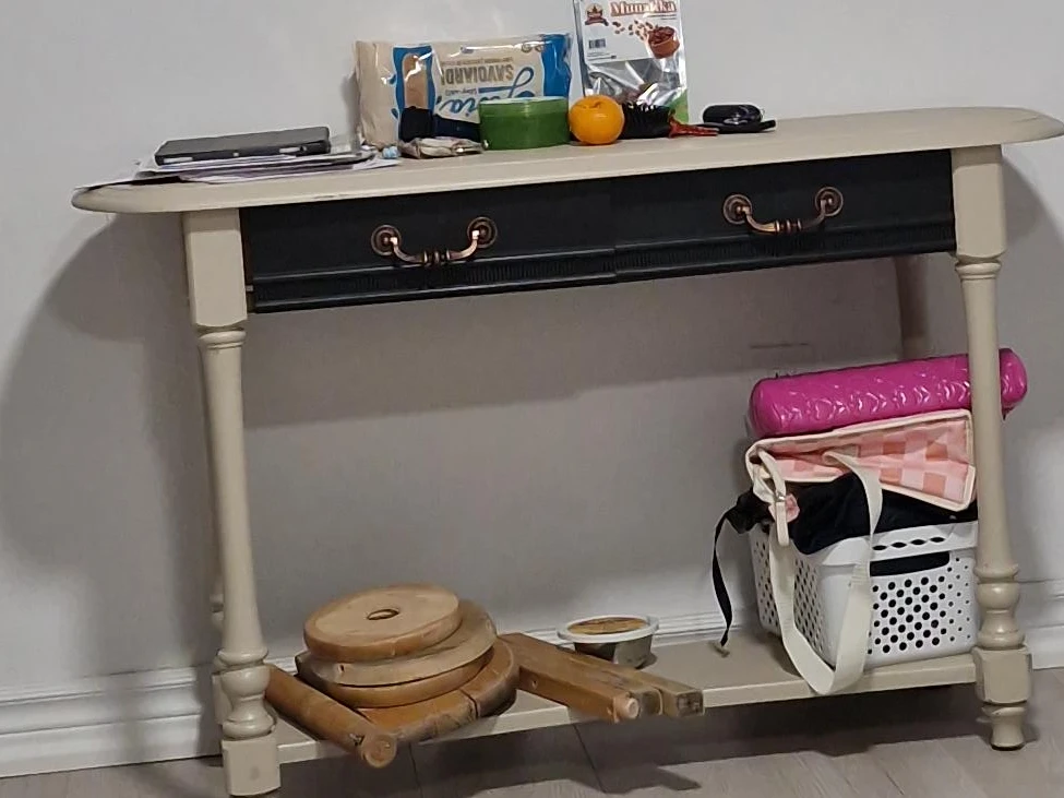 Console Table with Two Drawers