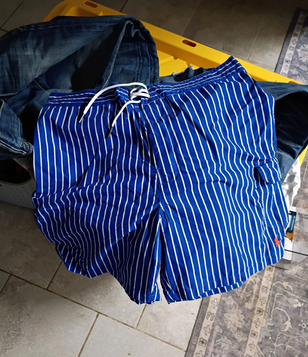 Ralph Lauren Striped Swim Trunks
