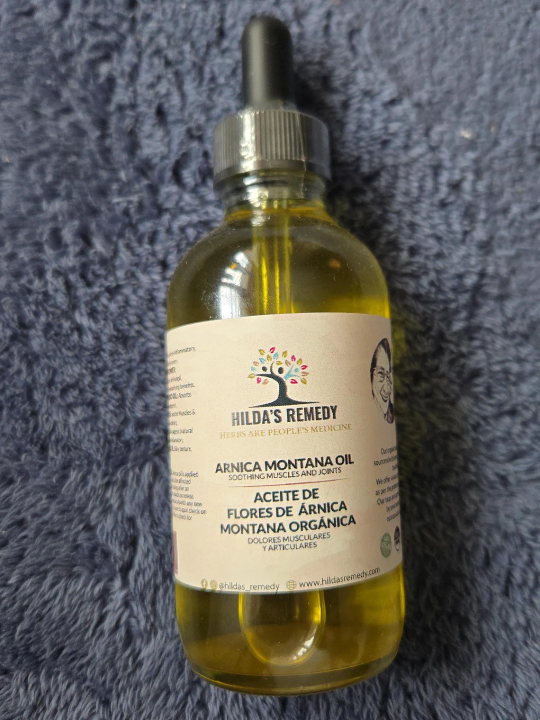 Hilda's Remedy Arnica Montana Oil 4oz