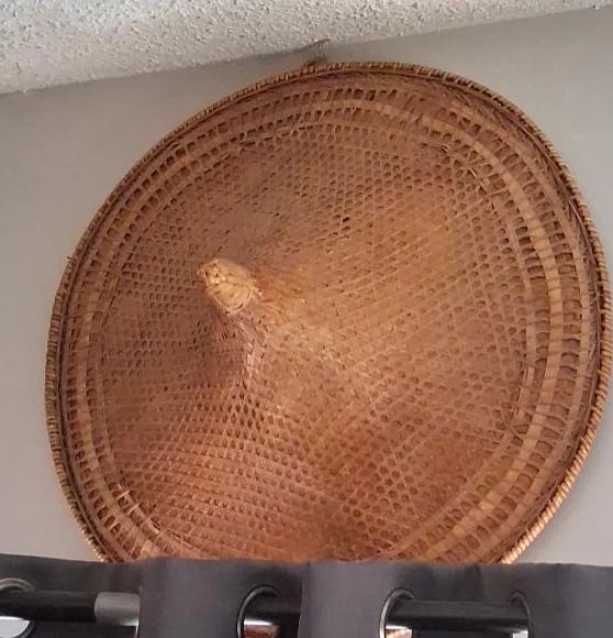 Woven Conical Hat