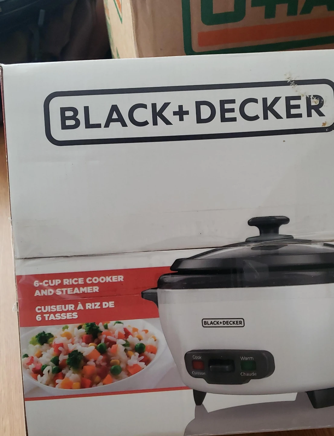Black+Decker 6-Cup Rice Cooker and Steamer