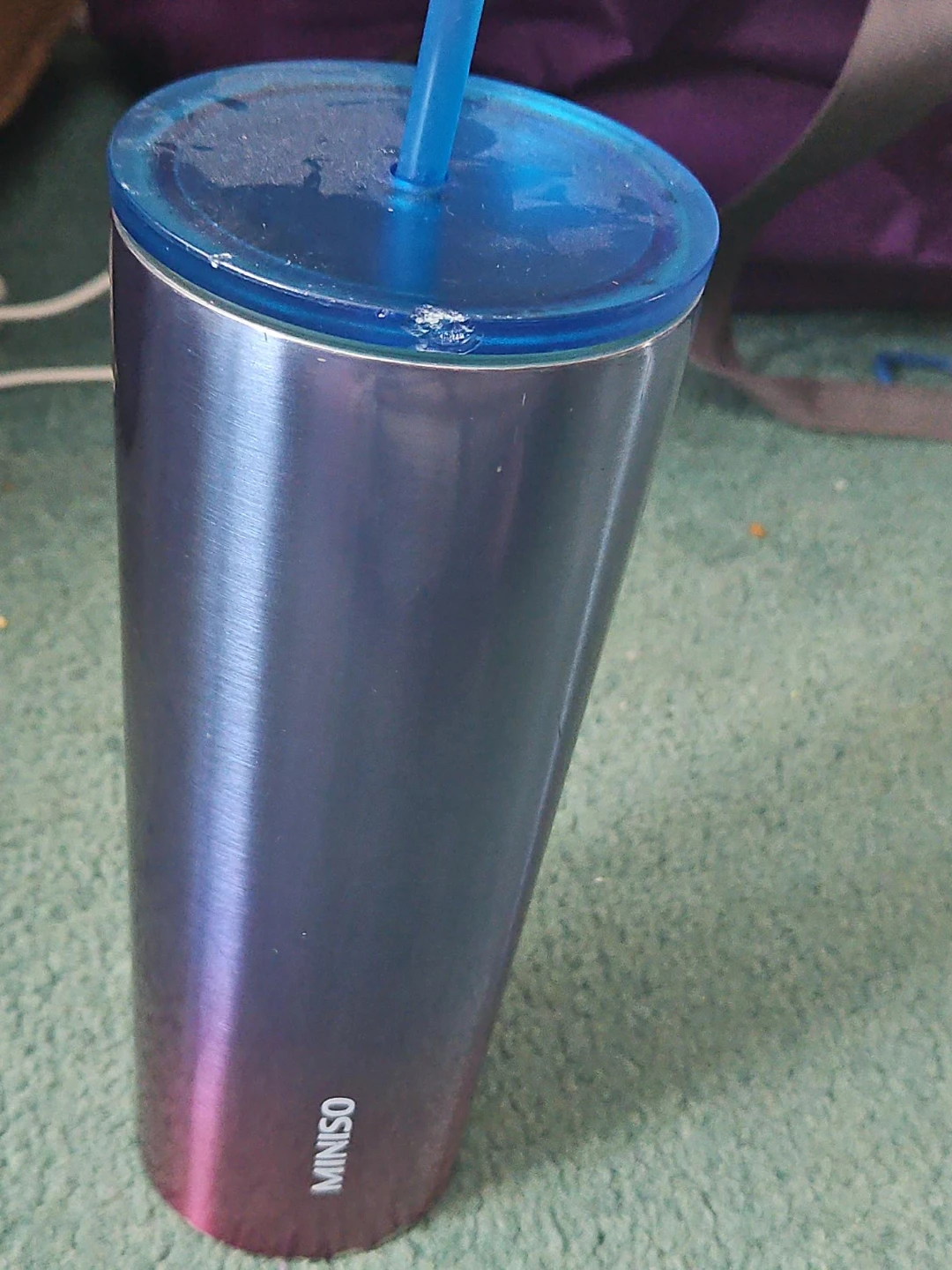 Miniso Tumbler with Straw