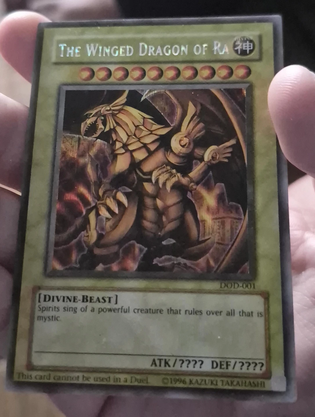 The Winged Dragon of Ra Yu-Gi-Oh! Card
