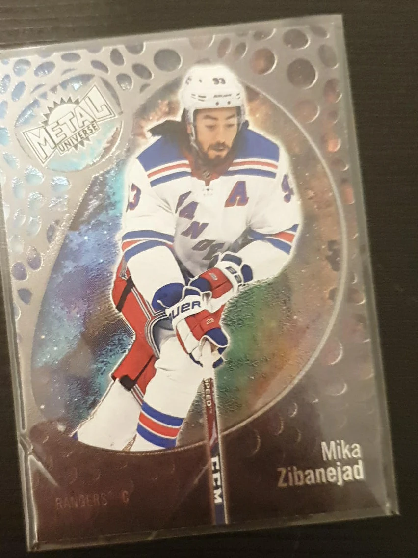 Mika Zibanejad Metal Universe Hockey Card