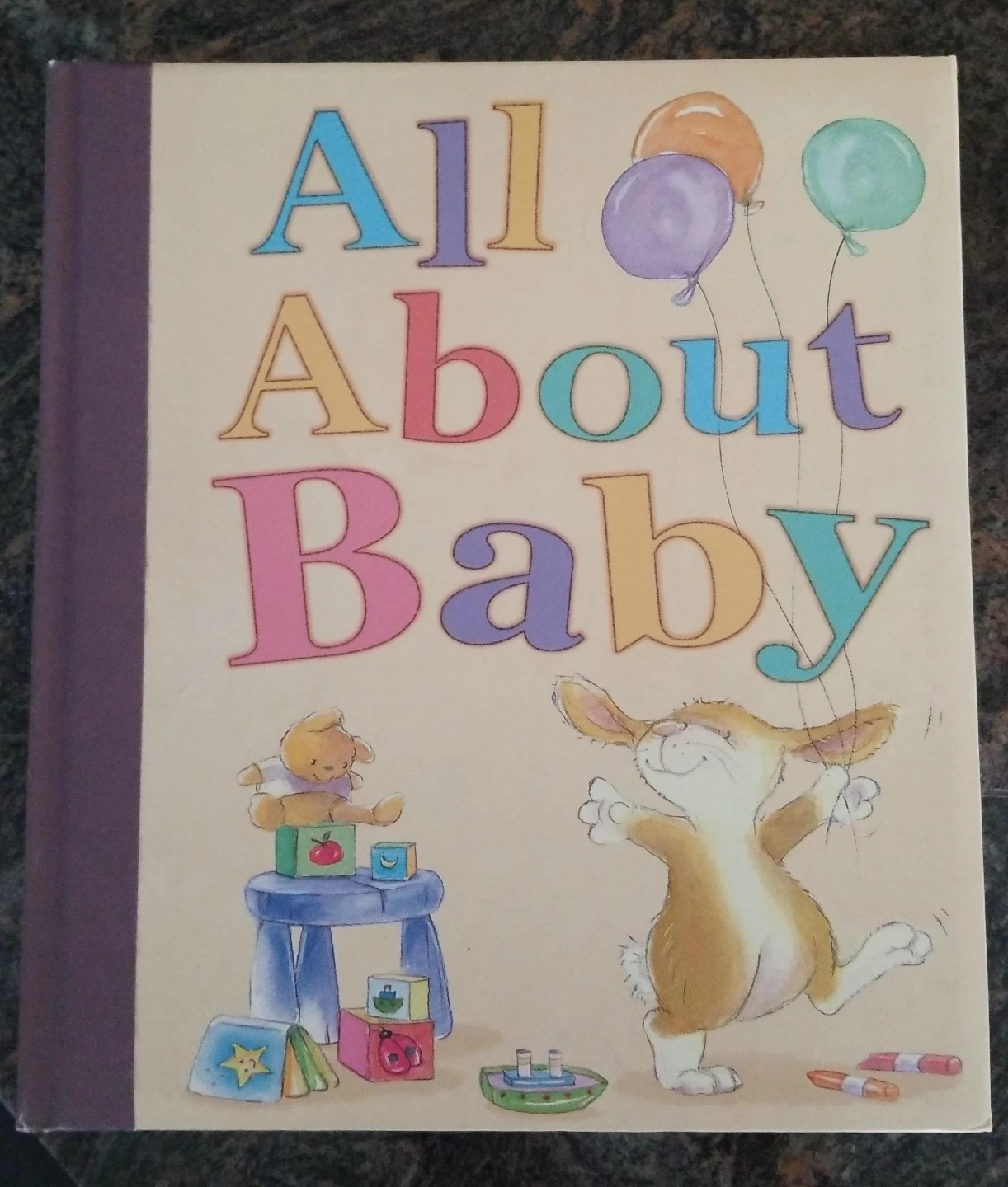 New parents book. All about my baby