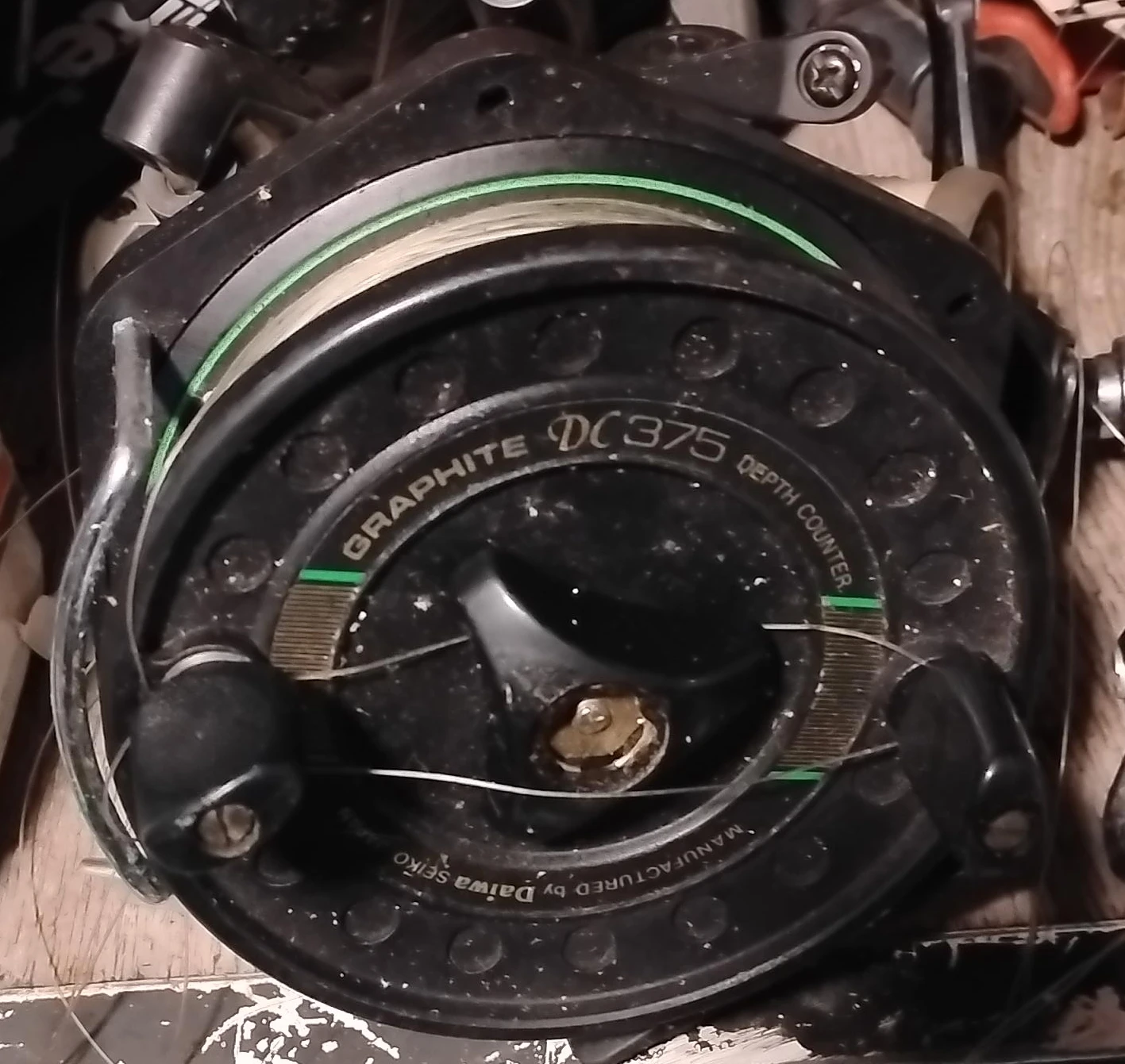 Daiwa Seiko Graphite DC375 Depth Counter Fishing Reel
