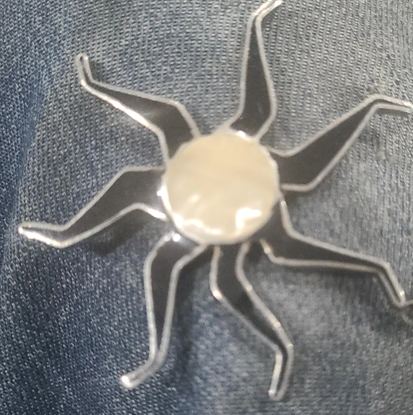Sun Shaped Brooch