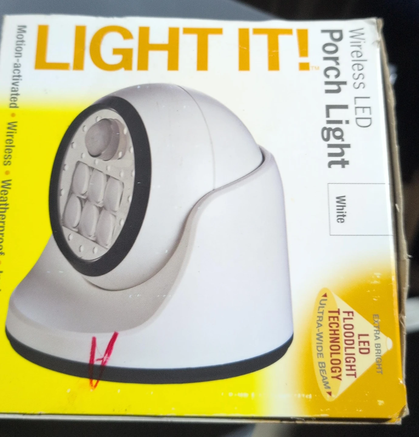LIGHT IT! Wireless LED Porch Light - White