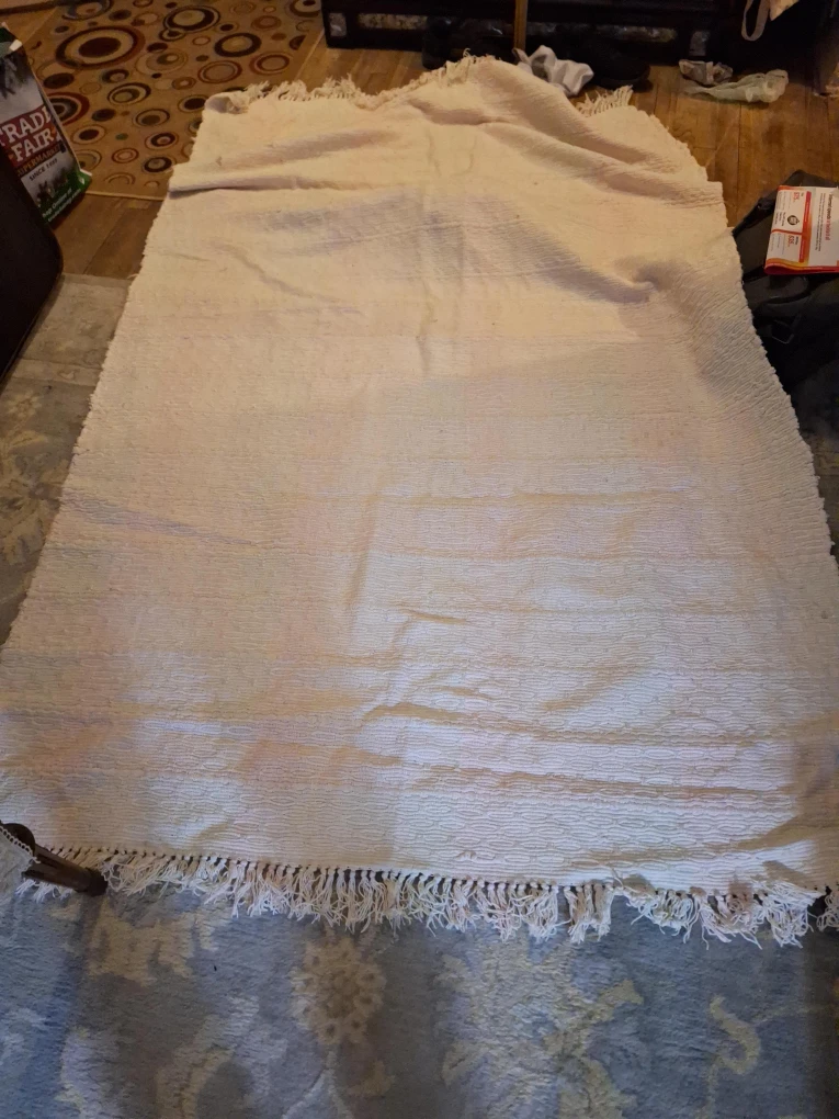 Woven Rug with Fringe