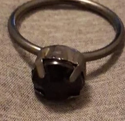 Black Stone Ring