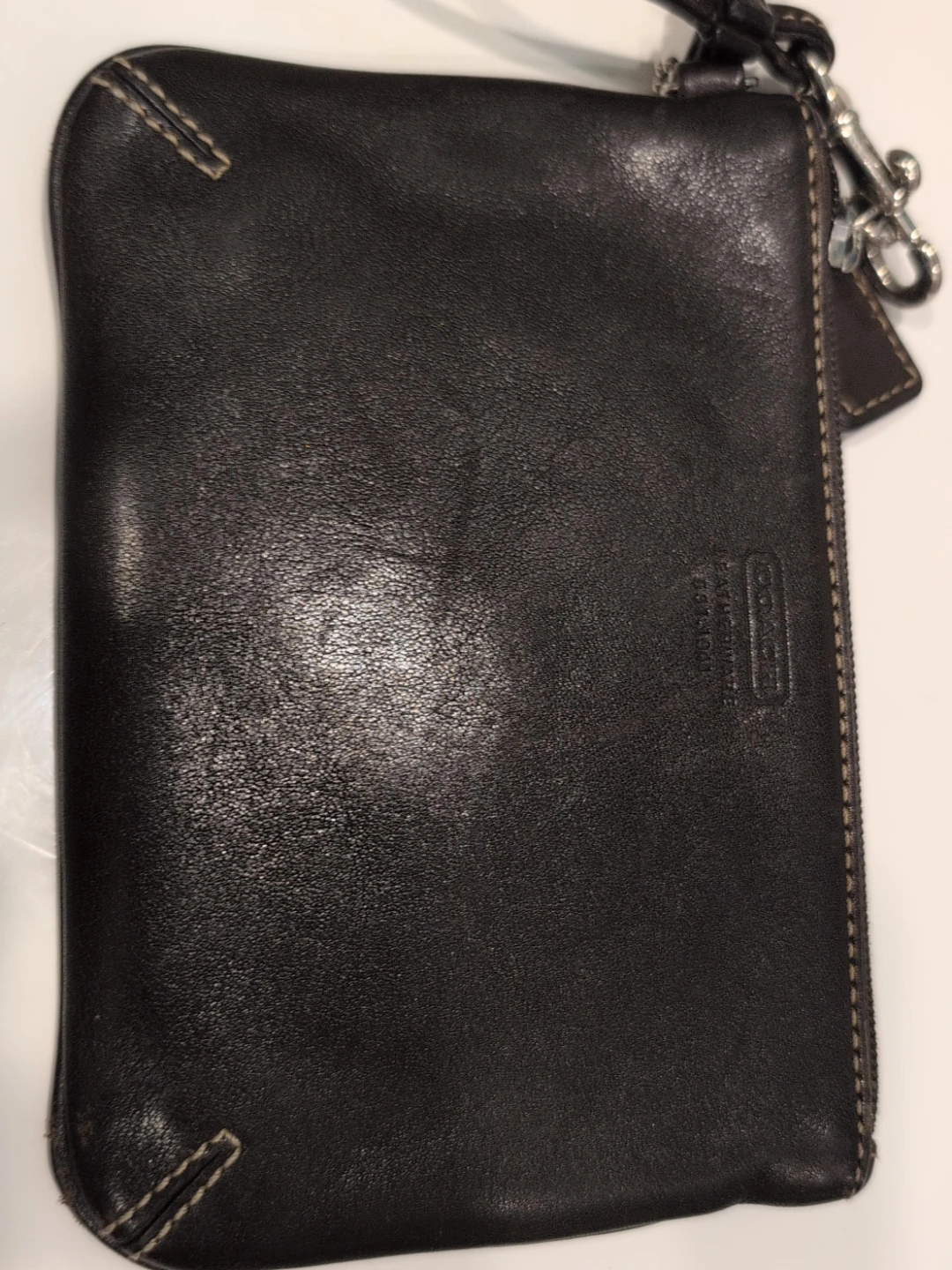 Coach Leather Wristlet