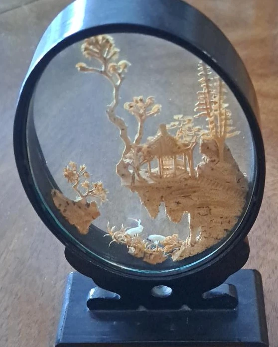 Cork Art Display with Stand