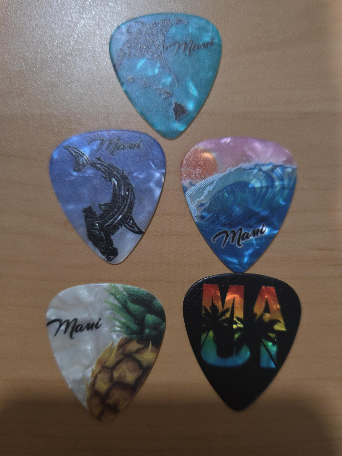 🥕Maui Guitar Picks - Set of 5