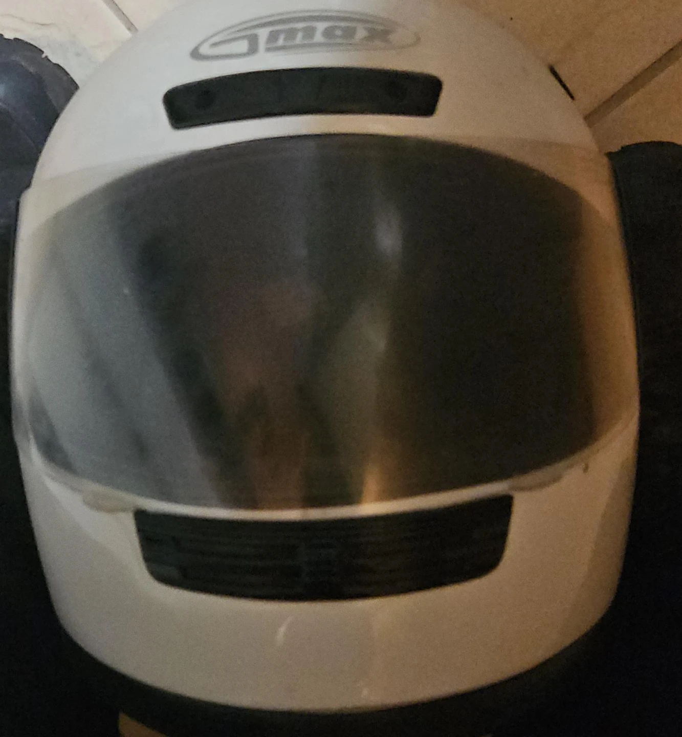 GMAX White Helmet