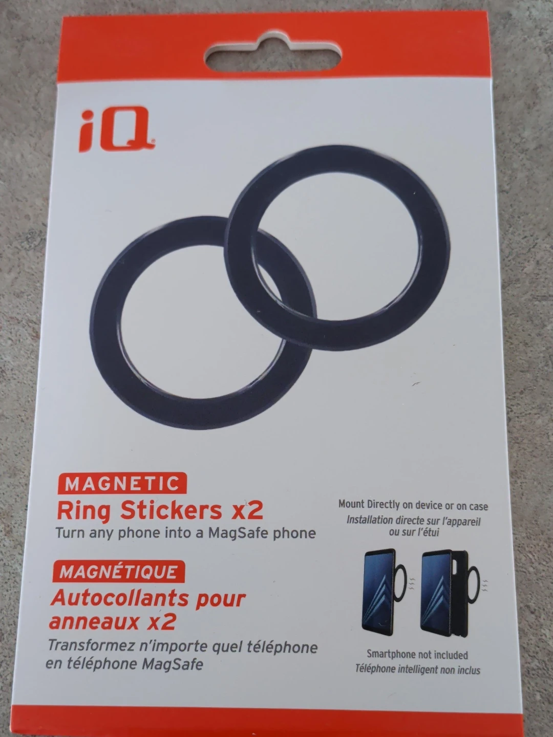iQ Magnetic Ring Stickers x2 - New