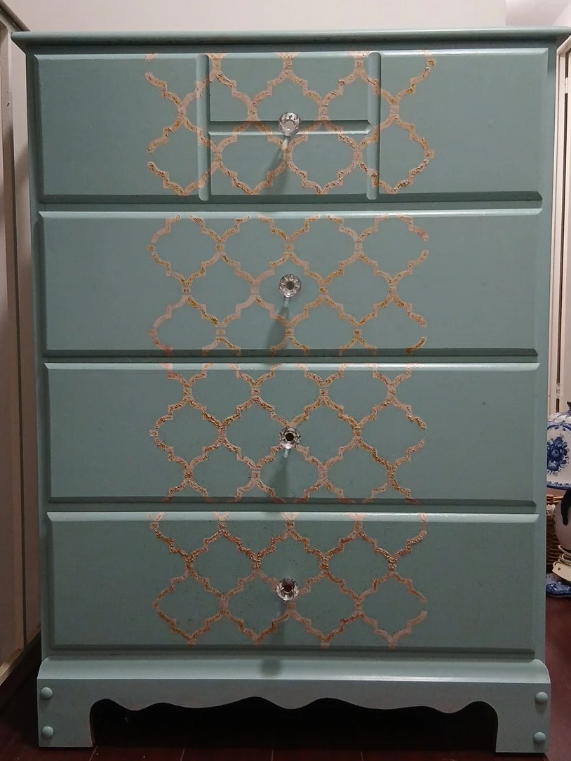 Upcycled 4-Drawer Dresser