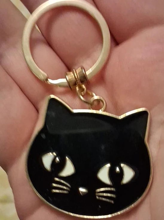 Black Cat Keychain