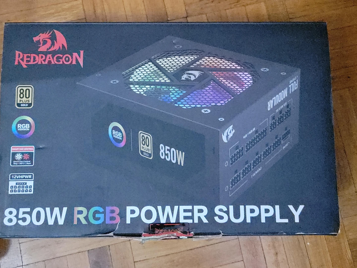 Redragon 850W RGB Power Supply - New in Box