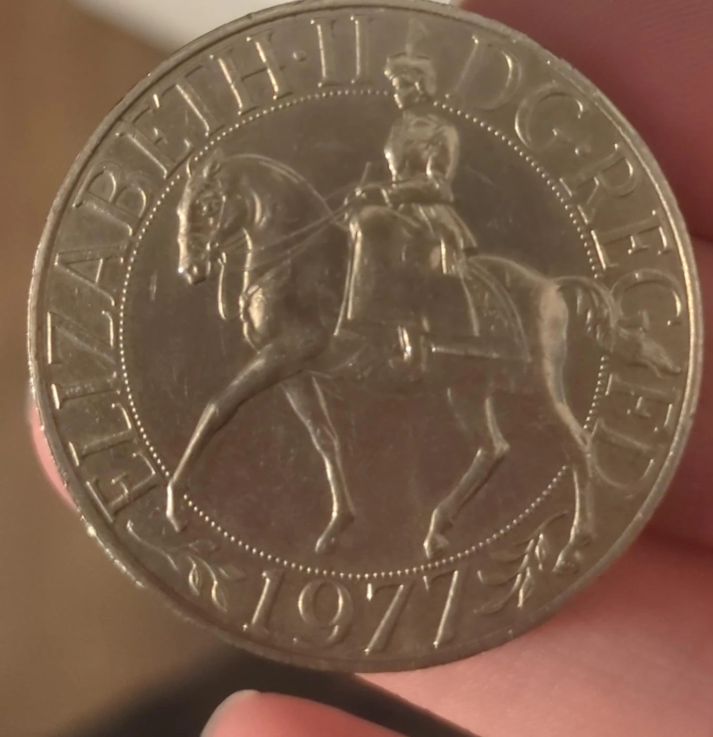 1977 Queen Elizabeth II Silver Jubilee Coin