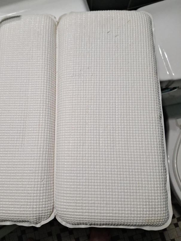 White Bathtub Pillow