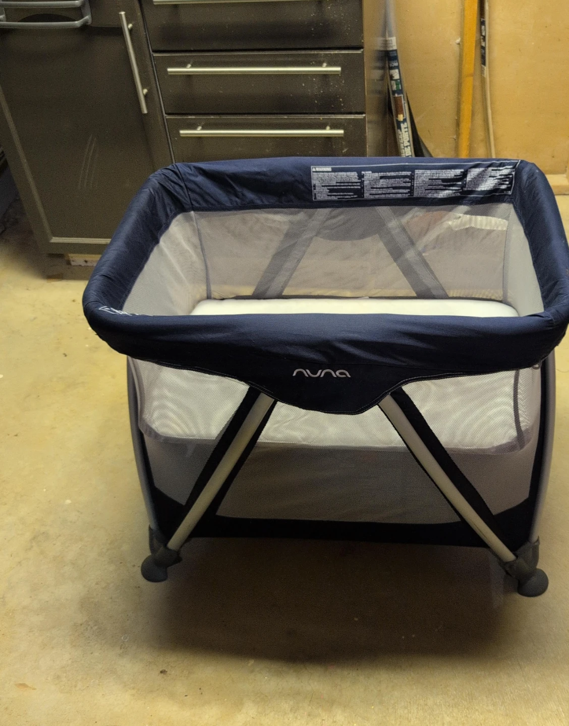 Nuna Sena Aire Mini Travel Crib - Navy