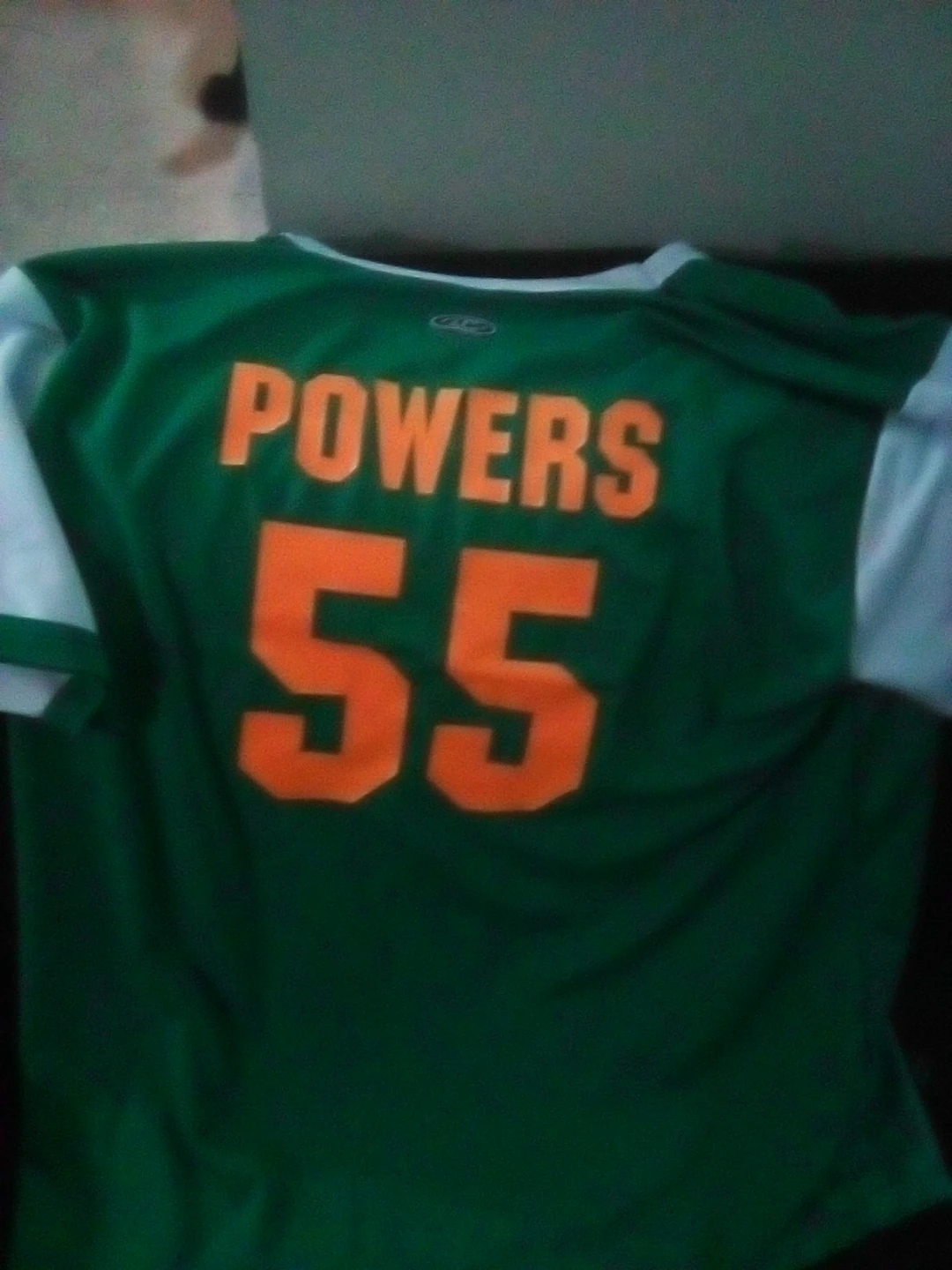 Green POWERS #55 Jersey