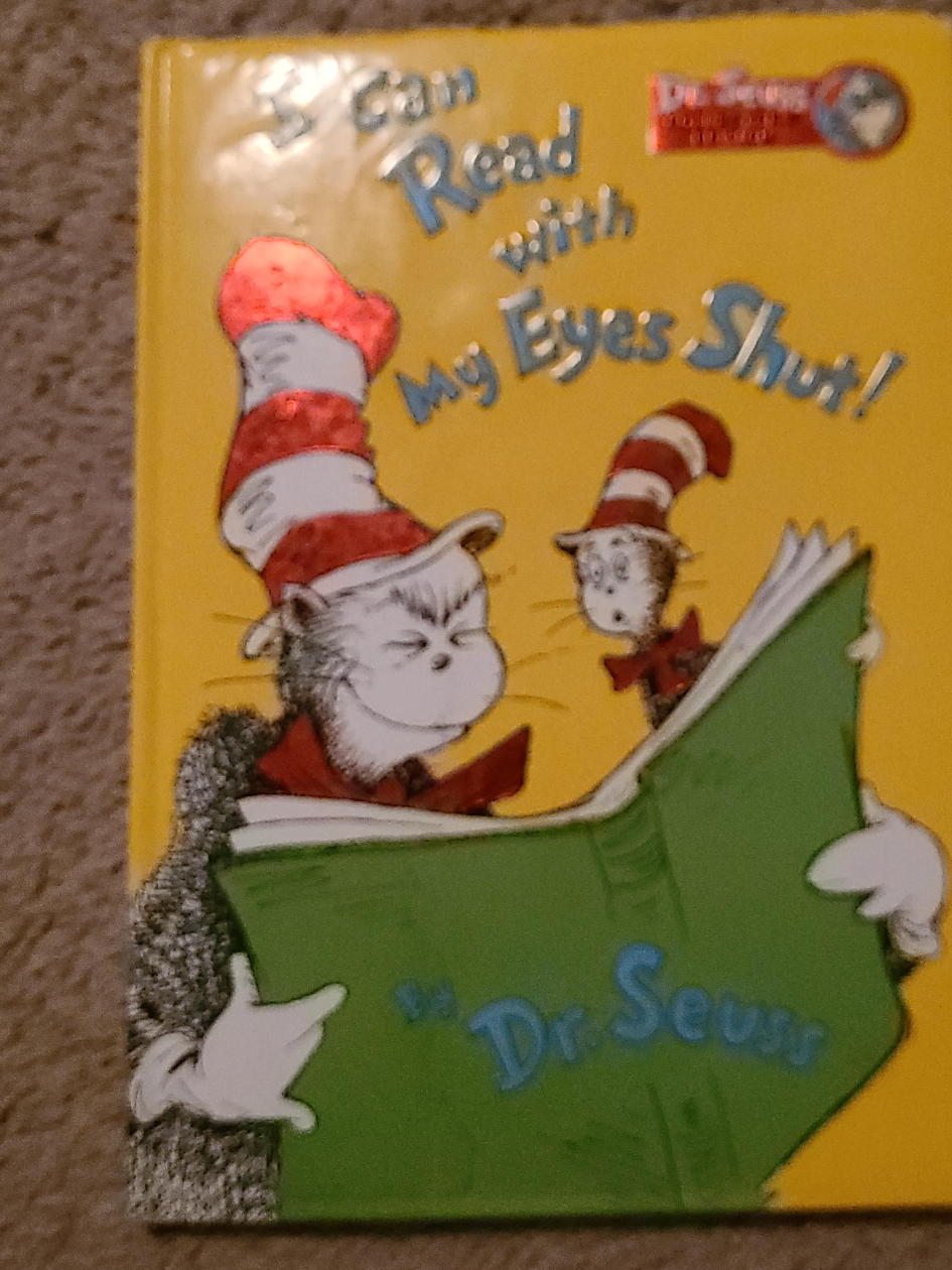 Dr. Seuss I Can Read With My Eyes Shut! Book