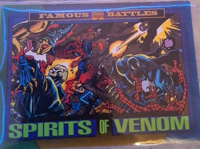 Marvel 1993 Famous Battles: Spirits of Venom Trading Card