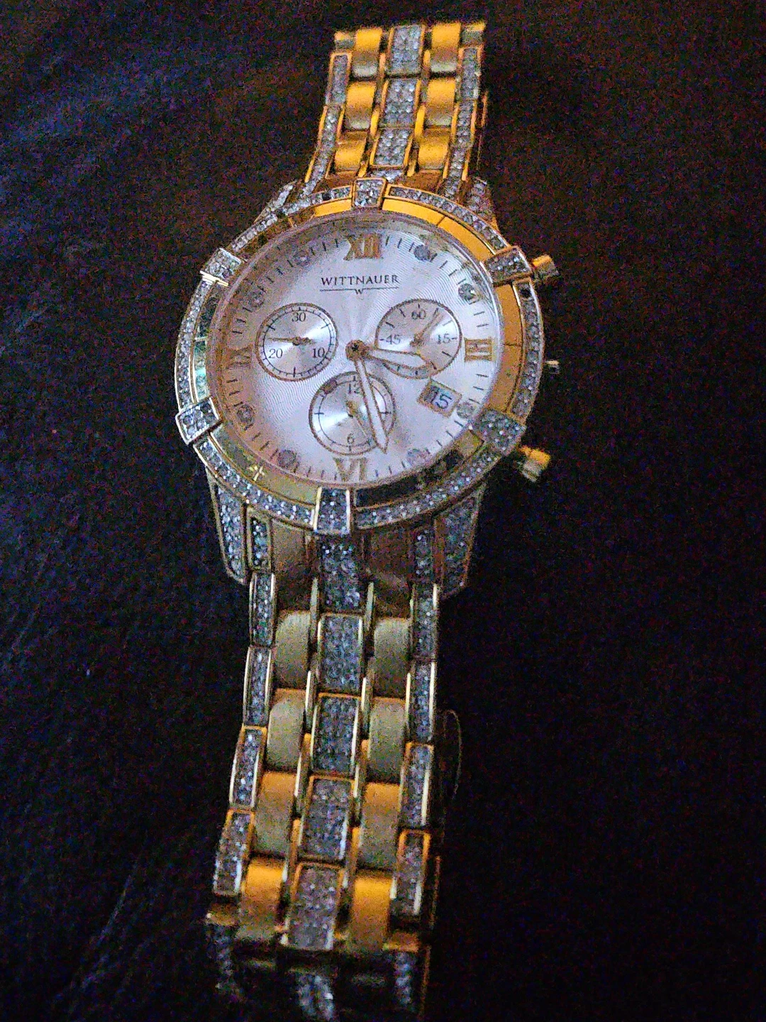 Wittnauer Diamond Gold Watch