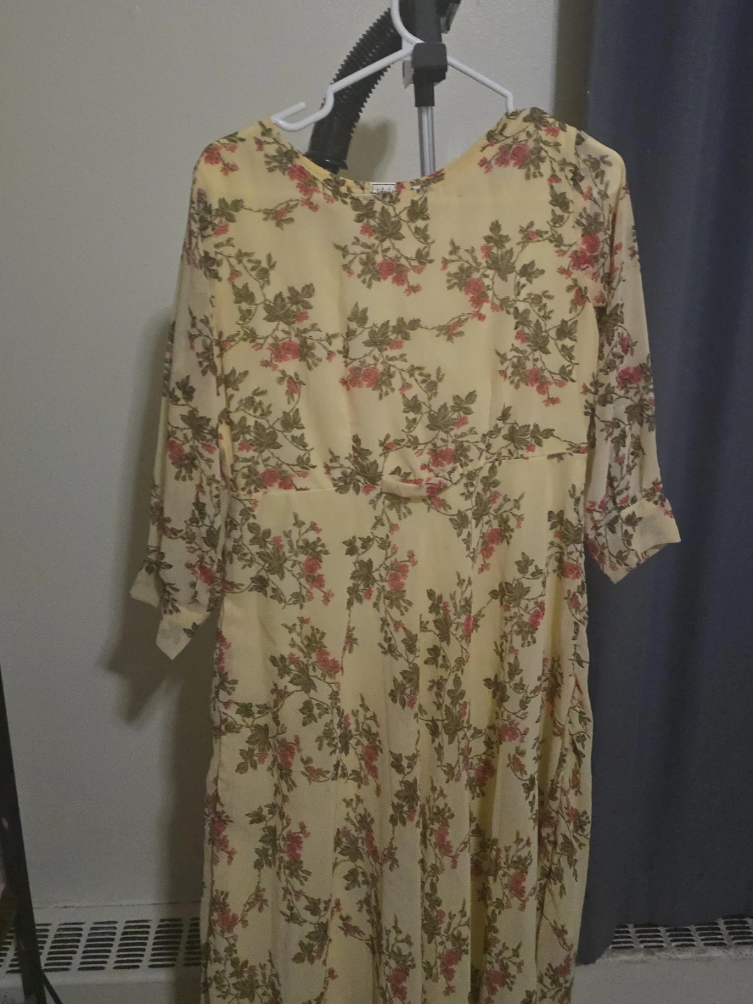 Yellow Floral Dress