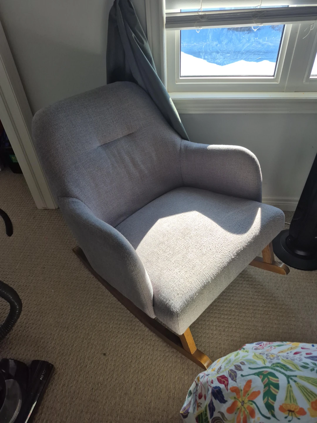 Grey Rocking Chair
