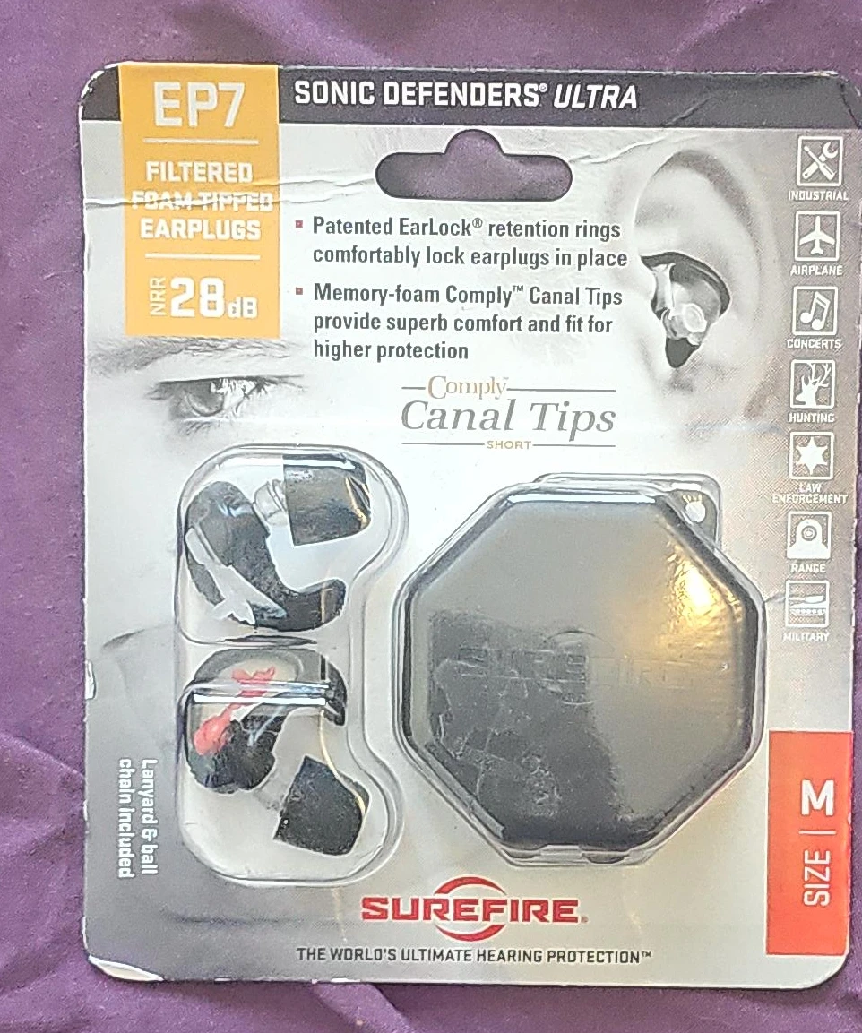 Surefire EP7 Sonic Defenders Ultra Earplugs - Size M