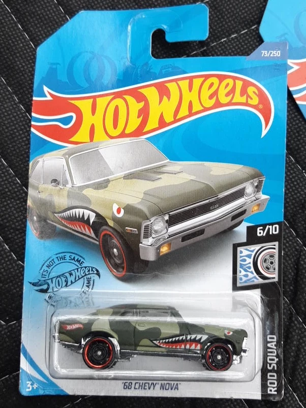 Hot Wheels '68 Chevy Nova - Camo Shark