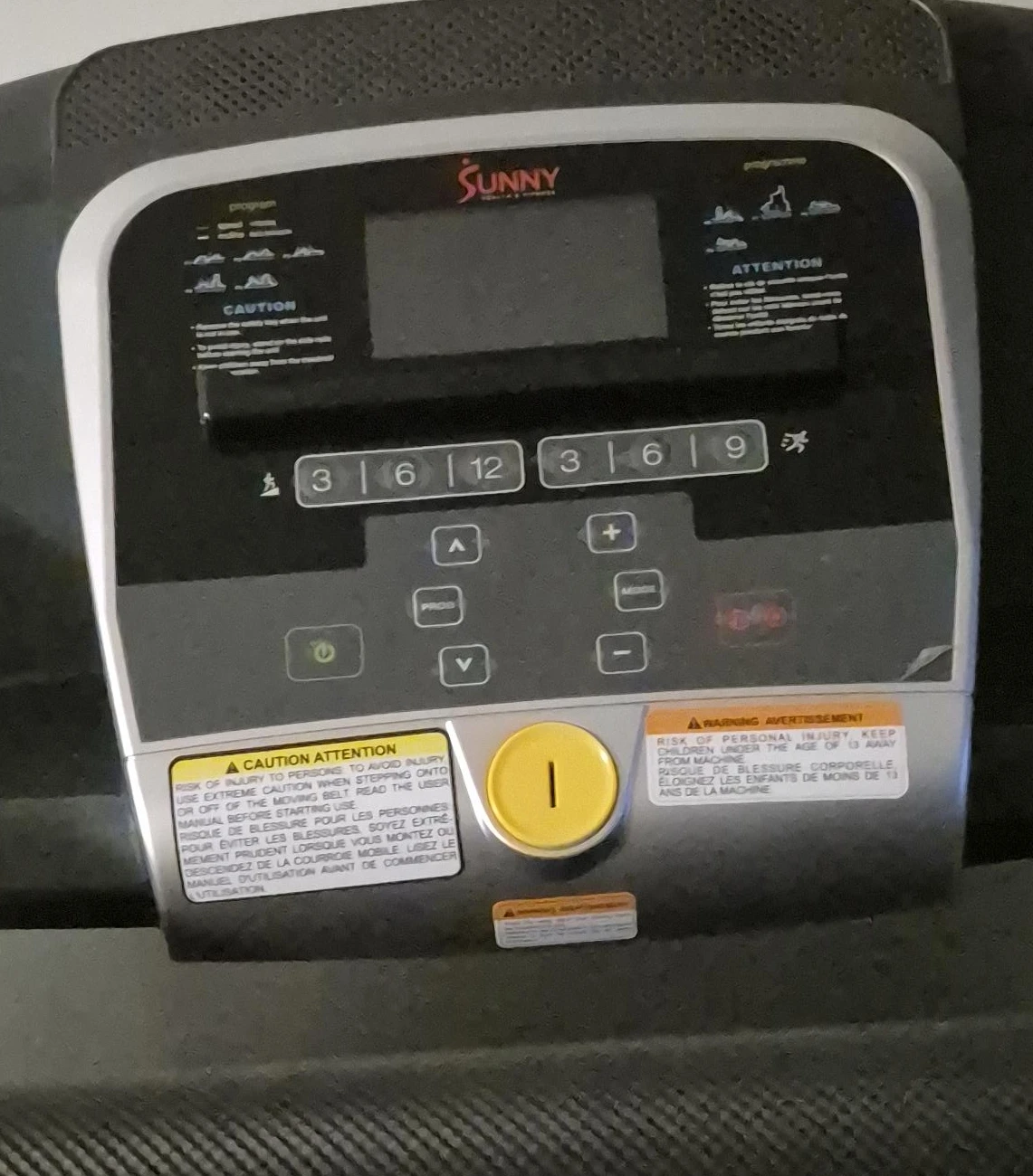 Sunny Health & Fitness Treadmill - photo 2