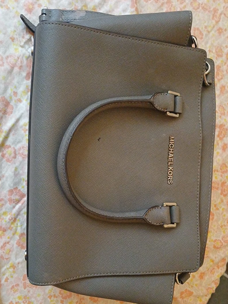 Michael Kors Satchel Bag - Olive Green
