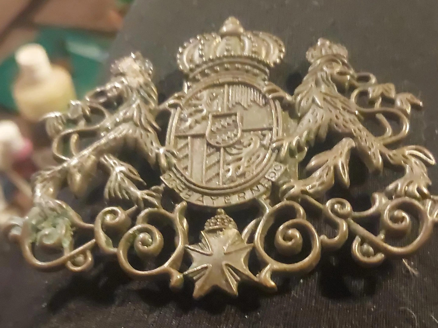 Vintage Bavarian Crest Emblem Belt buckle