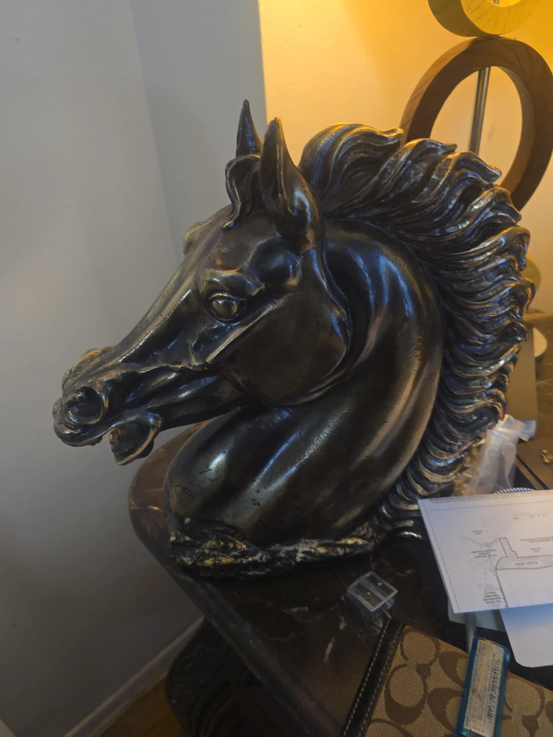 Horse Head Statue