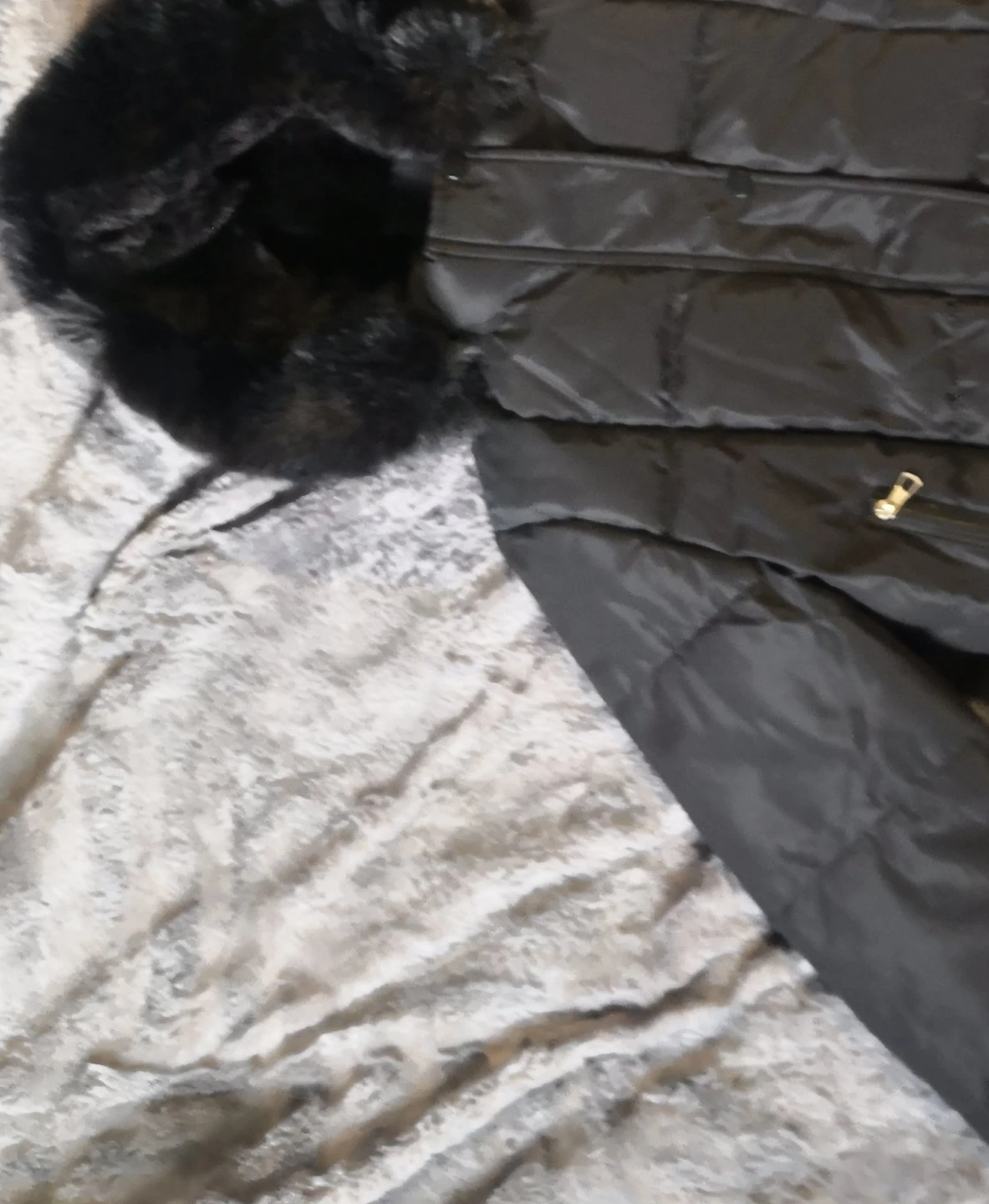 JJRS Black Puffer Jacket - Size L